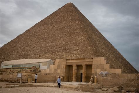 The entrance to the Great Pyramid of Khufu - KASADOO