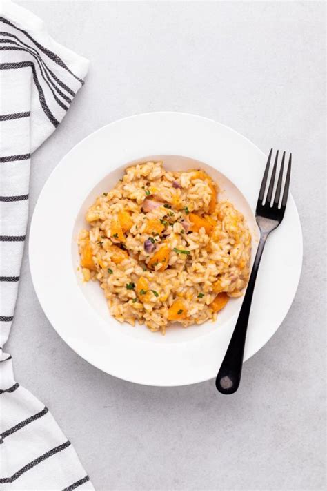 Roasted Butternut Squash Risotto - Happily Unprocessed