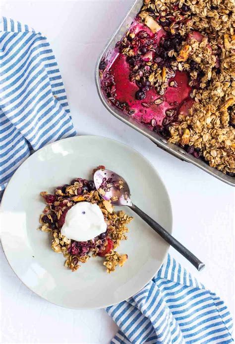 Healthy Berry Crisp (Gluten Free + Vegan) | The Butter Half