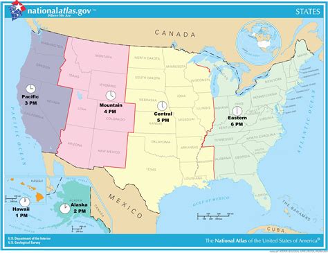 Free Printable Us Timezone Map With State Names - Free Printable