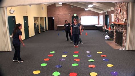 Mine Field or Land Mines | Team building games, Building games, Indoor ...