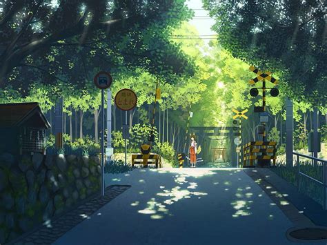 日本のアニメの風景、緑のアニメの風景 高画質の壁紙 | Pxfuel