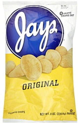 Jays Original Potato Chips - 8 oz, Nutrition Information | Innit