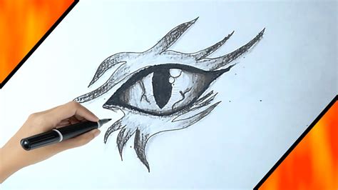 DRAGON Eye Drawing for Beginners - YouTube