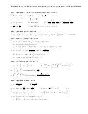 Key Concepts in Vectors, Functions, Derivatives, Integrals & | Course Hero