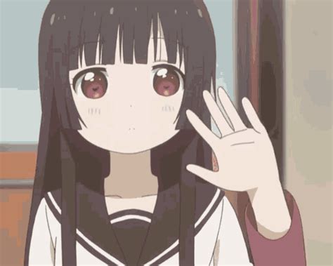 Anime Wave GIF - Anime Wave Hi - Discover & Share GIFs