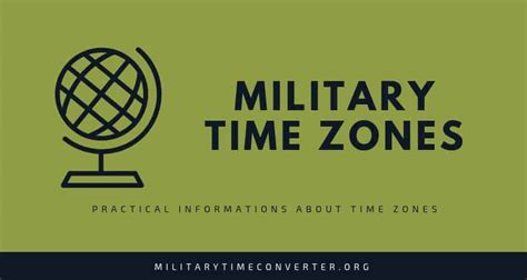 Military Time Zones: Full Guide with Time Zones Chart & Map