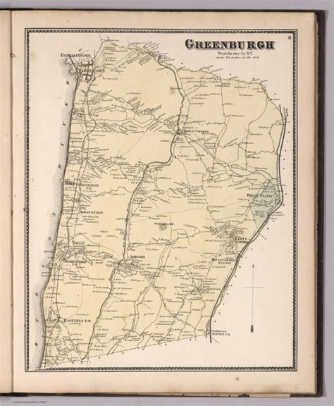 Greenburgh, Westchester County, New York. - David Rumsey Historical Map ...