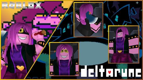 Deltarune - Dark World Susie Roblox Cosplay Tutorial - YouTube