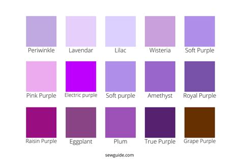 Purple Color Names