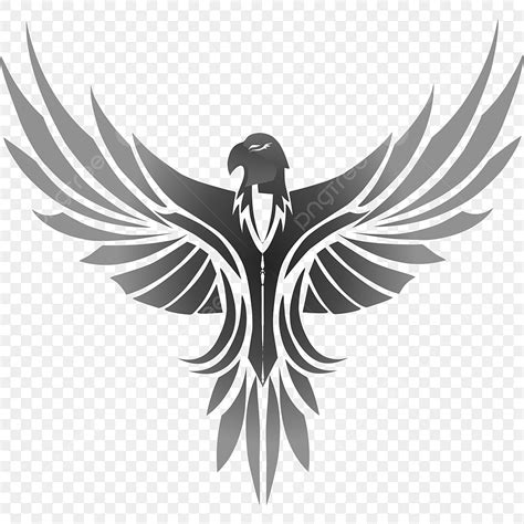 Gaming Team Logo Vector PNG Images, Silver Eagle Logo For Gaming Team ...