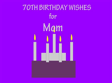 Collection of 70th Birthday Wishes for Mom | hubpages