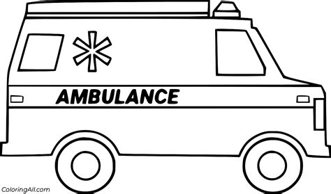 Coloring Pages Ambulance