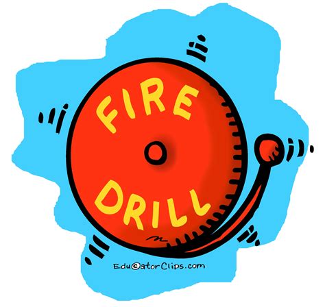 Fire Drill Cartoon