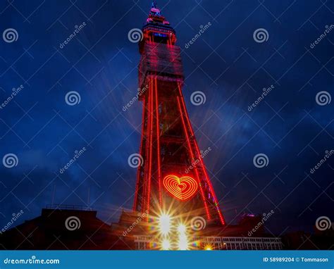 Blackpool Tower stock photo. Image of vintage, tower - 58989204