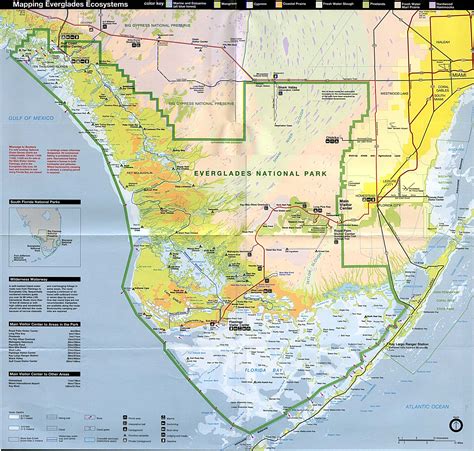 Where do the Water Conservation Areas End, and Everglades National Park ...