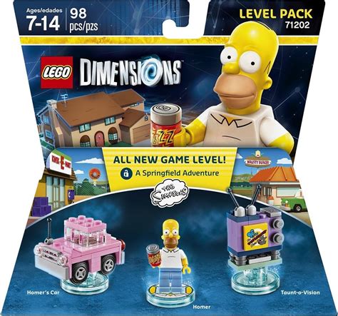 Warner Bros Lego Dimensions Simpsons Level Pack - Simpsons Level Pack ...