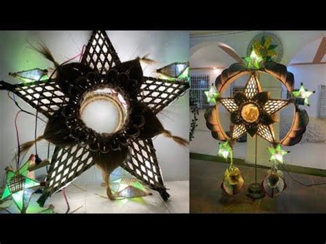 PAROL MAKING Indigenous and Recycled Materials #lantern #paskongpinoy ...