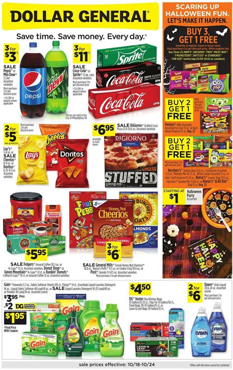 Dollar General Weekly Ads and Circulars from October 18