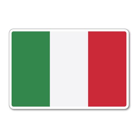 Italian Flag Sticker Decal | Travel Stickers - Sticker Collective