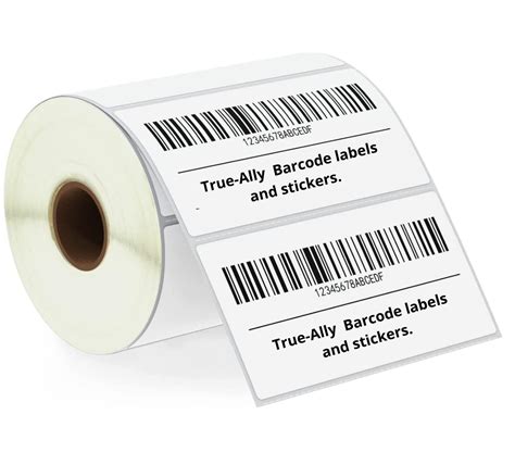 True-Ally 100x50 Direct Thermal (DT) Barcode Label Sticker - 4 x 2 ...