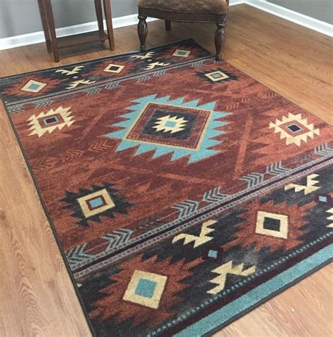 Southwest Rug Native American Style Rug Southwestern Rug | Etsy ...