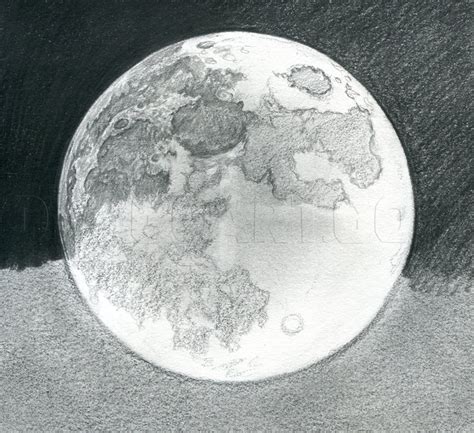 How To Draw The Moon, Step by Step, Drawing Guide, by finalprodigy ...