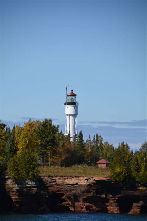 Devil's Island Lighthouse, Apostle Islands, WI Lighthouse Photos, Space ...