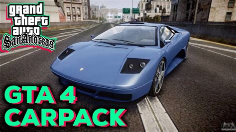 GTA 4 Car-Pack for GTA San Andreas | GTA SA GTA 4 Car Pack | Rage ...