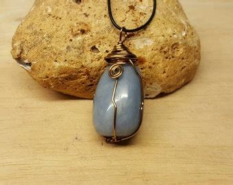 Angelite jewelry | Etsy