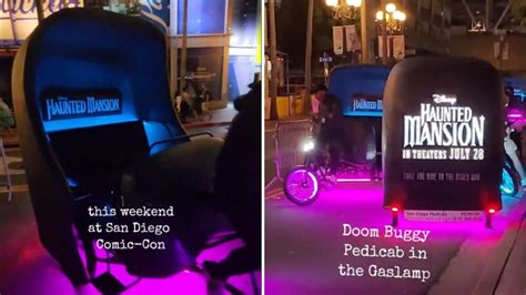 'Haunted Mansion' Doom Buggy Rickshaws Available at San Diego Comic-Con ...