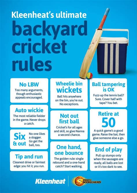 Ultimate backyard cricket rules – Artofit