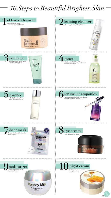 Korean Skin Care Routine Guide | Skin care, Korean 10 step skin care ...