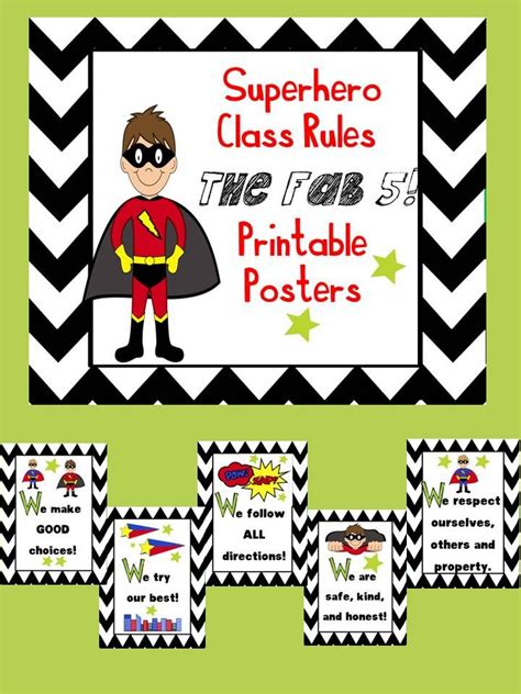 http://www.teacherspayteachers.com/Product/Superhero-Class-Rules-The ...