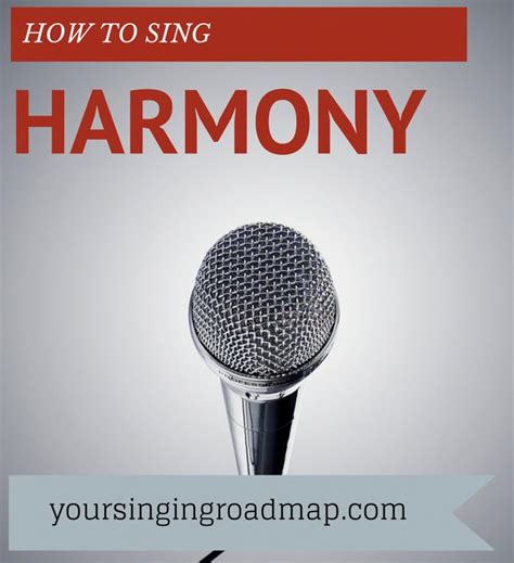 Learning how to sing harmony is a great way to improve as a singer ...