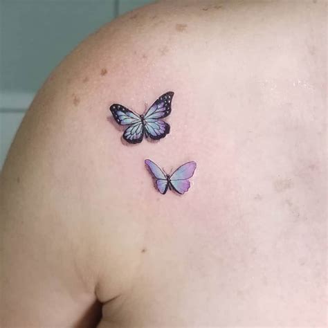 Top 61 Best Purple Butterfly Tattoo Ideas - [2021 Inspiration Guide]