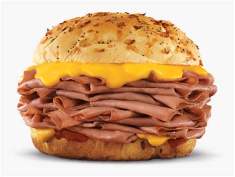 Arby"s Sandwich - Arby's Roast Beef Sandwich With Cheese, HD Png ...