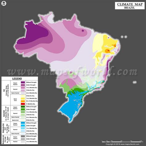 Brazil Climate Map