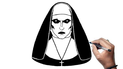 The Nun Drawing Step By Step