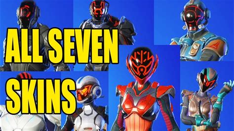 ALL The Seven Skins Showcase in Fortnite - YouTube