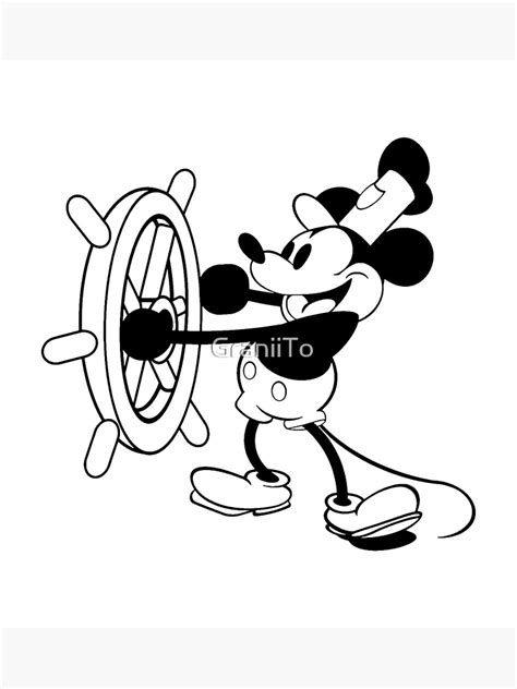 " Steamboat Willie" Poster for Sale by GraniiTo | Redbubble