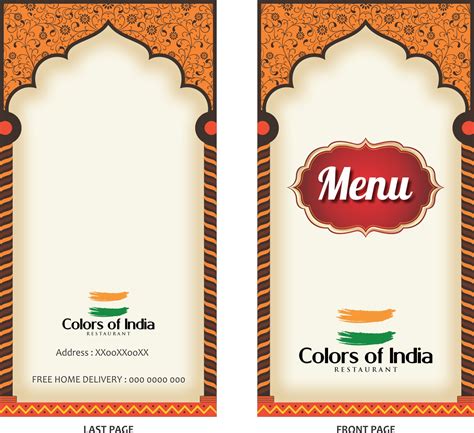 Elegant, Professional, Indian Restaurant Menu Design for a Company by ...