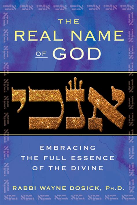 The Real Name of God | Book by Rabbi Wayne Dosick | Official Publisher ...