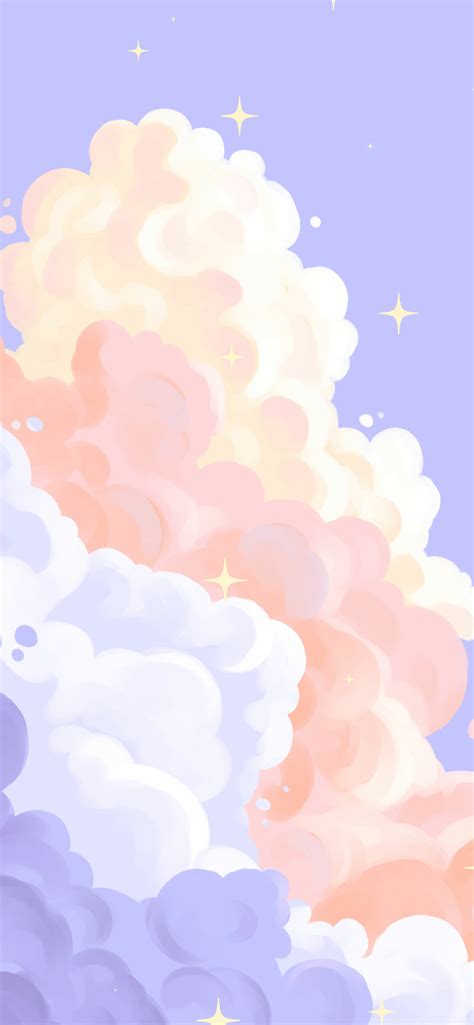 Aesthetic Clouds Purple Wallpapers - Clouds Wallpaper iPhone ☁︎