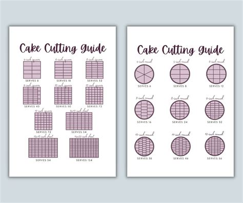 Free Printable Cake Cutting Guide - Free Family Printables