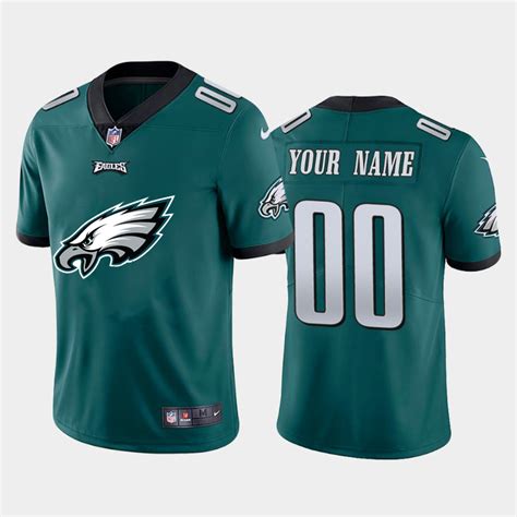 Nike Philadelphia Eagles Customized Green Team Big Logo Vapor ...