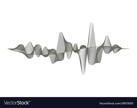 Music sound wave Royalty Free Vector Image - VectorStock