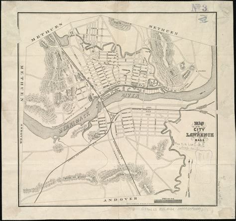 Map of the city of Lawrence Mass | Lawrence, Map, Boston public library