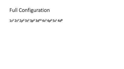 Full and Abbreviated Electron Configuration of Rhodium Rh - YouTube