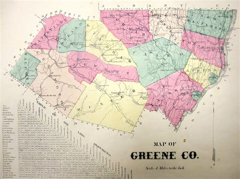 Map Greene County